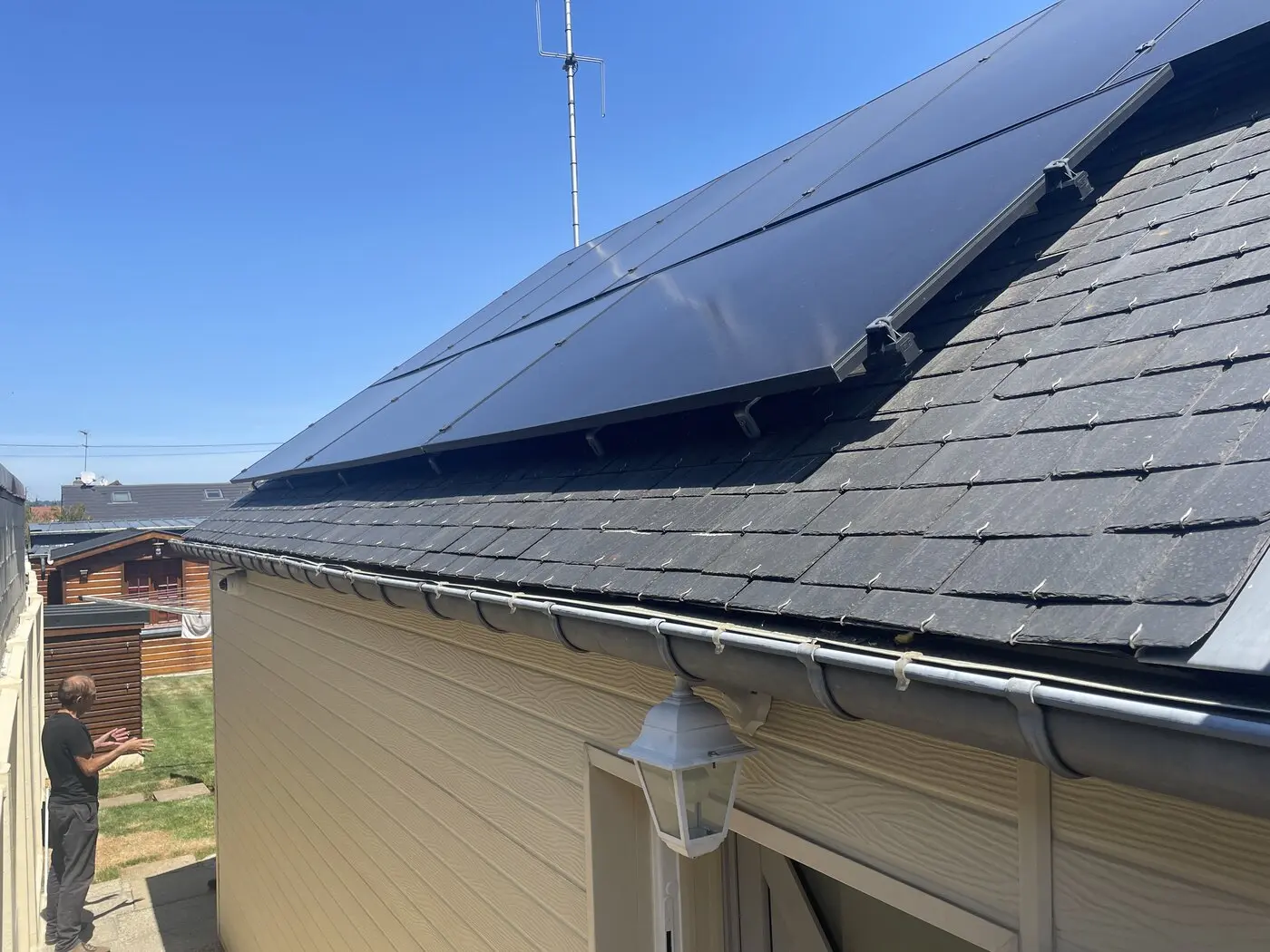 Panneaux solaires — chantier FDHE