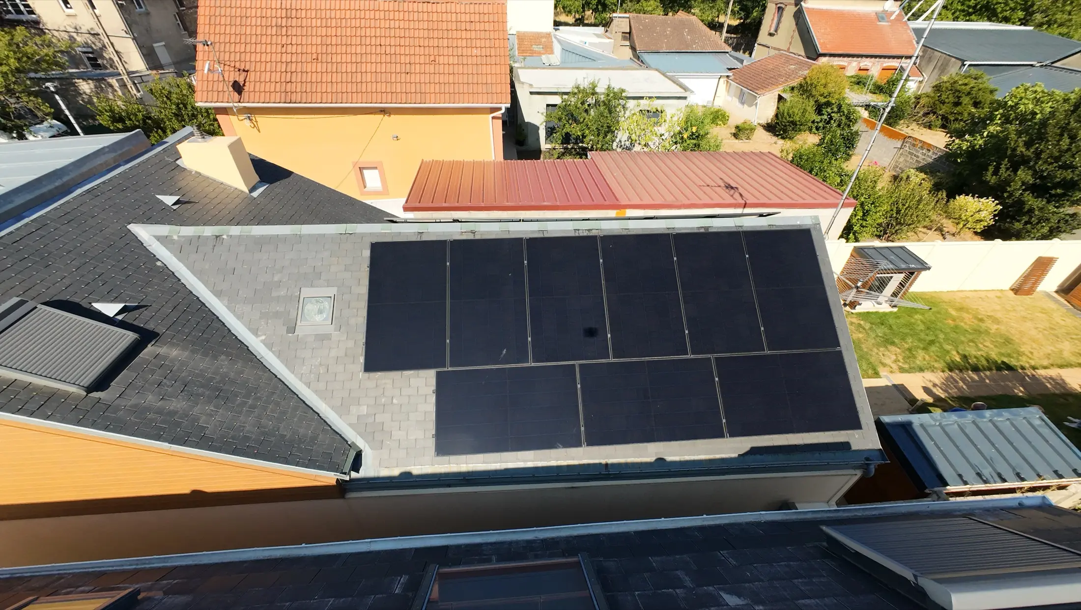 Panneaux solaires — chantier FDHE