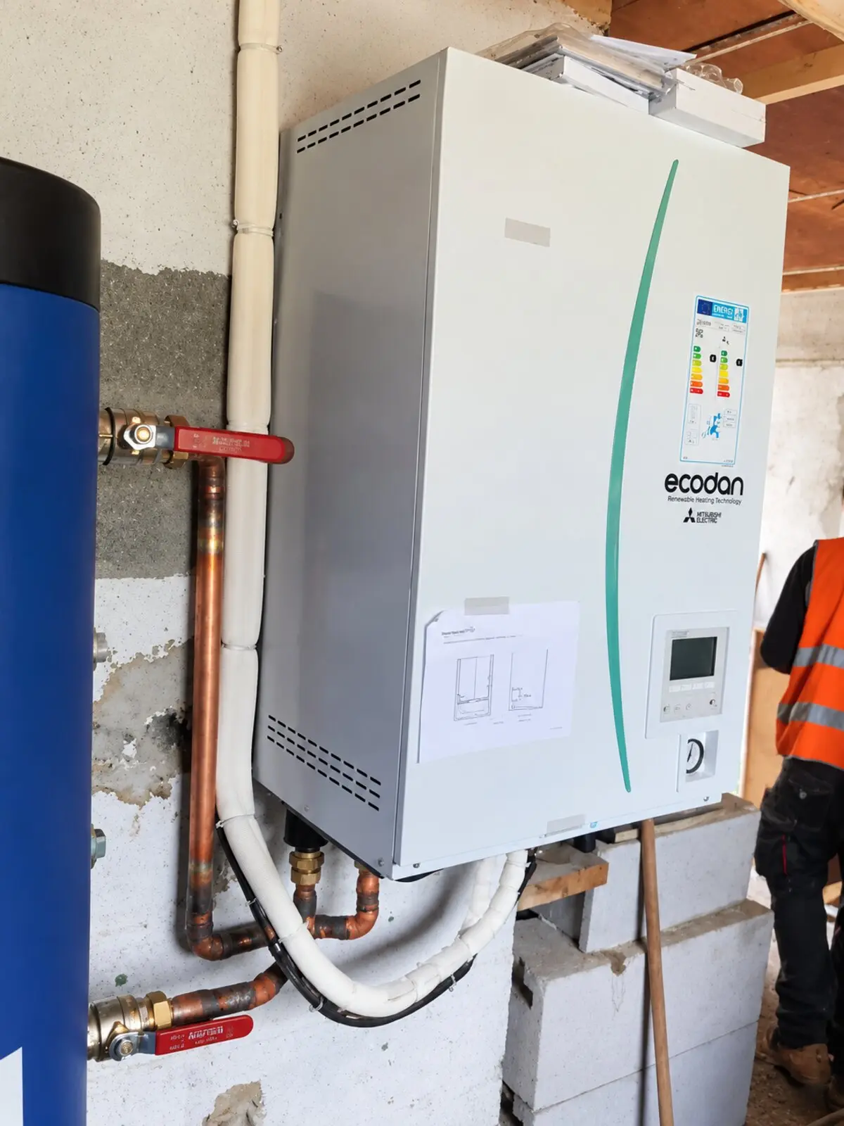 Pompe à chaleur air/eau — chantier FDHE